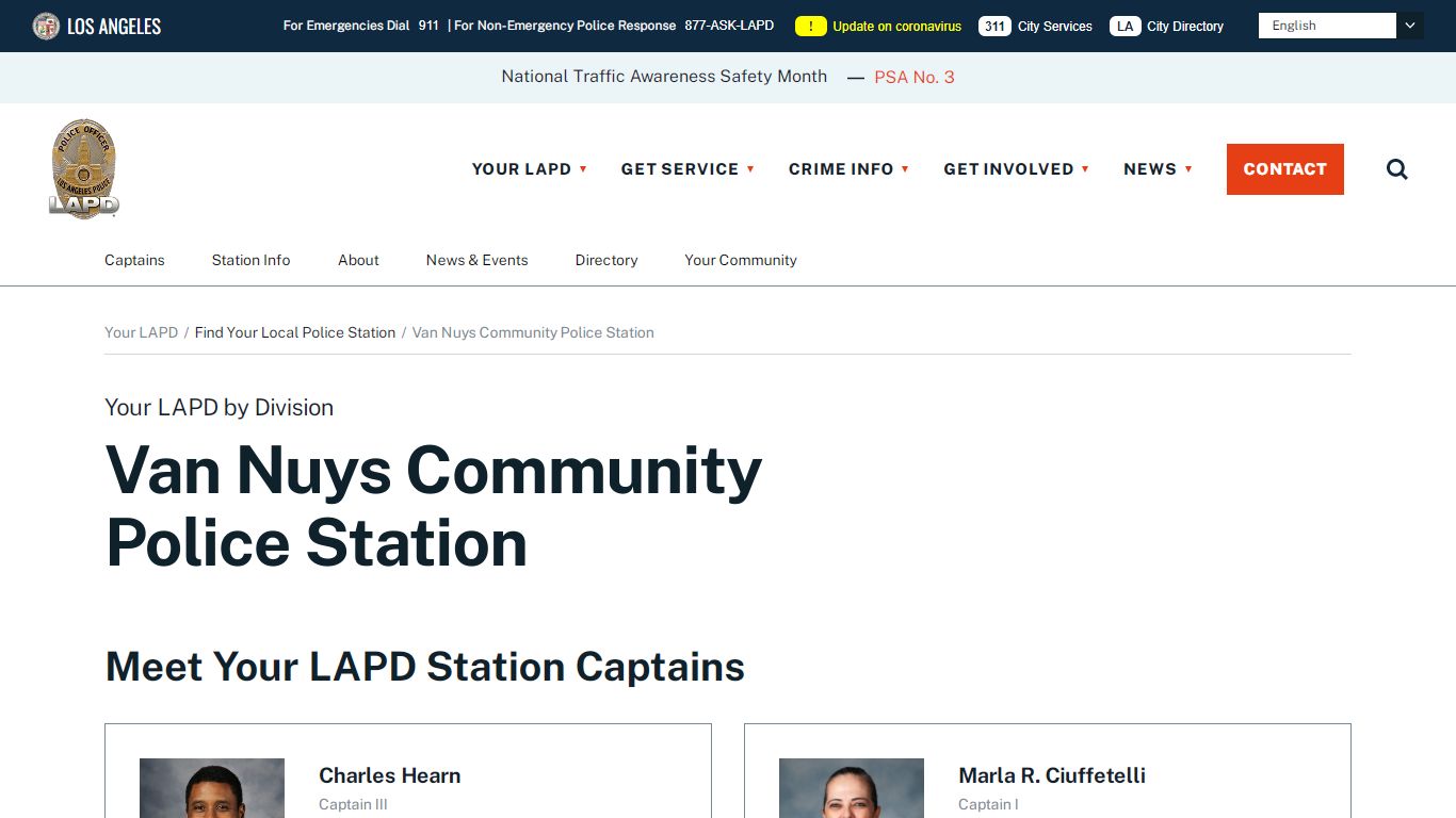 Van Nuys Community Police Station - LAPD Online